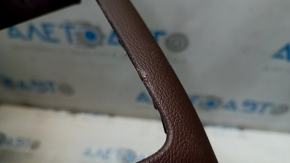 Rear center console trim for Cadillac ATS 13 - brown, pocket-sized, scratches