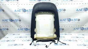 Audi Q5 8R 13-17 passenger seat back upholstery, black leather, heated