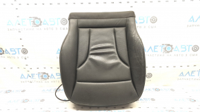 Audi Q5 8R 13-17 passenger seat back upholstery, grey leather, heated, dented