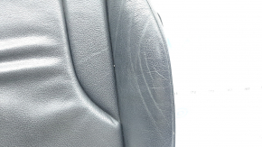 Audi Q5 8R 13-17 passenger seat back upholstery, grey leather, heated, dented