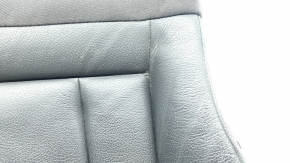 Audi Q5 8R 13-17 passenger seat back upholstery, grey leather, heated, dented