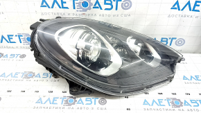 Right front headlight assembly for Porsche Macan 15-18, xenon, with units, for washer, adaptive, black