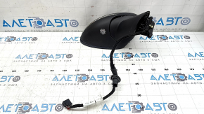 Right side mirror assembly for Porsche Macan 15-26, 15+2 pins, turn signal, heated, backlit, BSM, blue