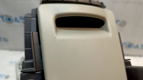 Lower cup holder for Toyota Prius V 12-14, light gray, scratches