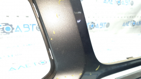 Bare front bumper for Audi Q5 8R 13-17, white, with lip, scratches, for parking sensors