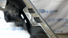 Bare front bumper for Audi Q5 8R 13-17, white, with lip, scratches, for parking sensors