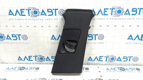 Right center pillar trim, belt, Porsche Macan 15-21, black fabric, scratches