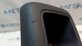 Chrysler 200 15-17 rear center console trim, black, with pocket, scratches