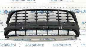Porsche Macan 15-18 front bumper center grille for parking sensors, structure, cracked, scratches