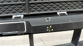 Porsche Macan 15-18 front bumper center grille for parking sensors, structure, cracked, scratches