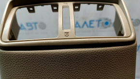 Nissan Rogue 14-20 rear center console trim, beige, minor scratches