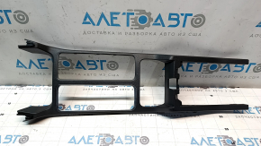 Ford Escape MK3 17-19 center console trim without cup holders, black, cracks in fasteners