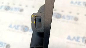Ford Escape MK3 17-19 center console trim without cup holders, black, cracks in fasteners