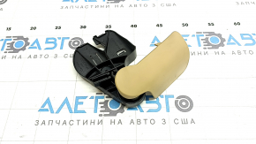 Porsche Macan 15-18 hood release handle with bracket, interior beige