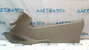 Left side center console trim for Ford Escape MK3 2017-2019, gray, with plug, scratches