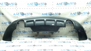 Rear bumper lip for 2 pipes for Audi Q5 8R 13-17 with parking sensors, without towbar