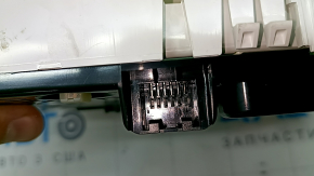 Porsche Macan 15-26 front light, black, for panoramic lights, Home Link, for parking sensors