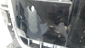 Audi Q5 8R 13-17 radiator grille, restyling for parking sensors, glossy, chrome, cracks, blistered paint, bumps on the chrome