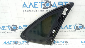 Rear left window, blind glass, Porsche Macan 15-26 tinted, glossy black, scratches on molding