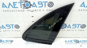 Rear right window, fixed glass, Porsche Macan 15-26 tinted, glossy black, scratches on molding