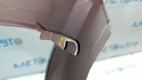 Rear center console trim for Ford Escape MK3 13-19, gray, with backlight, one backlight is broken, scuffs, broken fastener, missing fragment