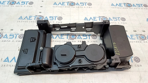 Ford Escape MK3 17-19 Black Center Console Cup Holder Trim