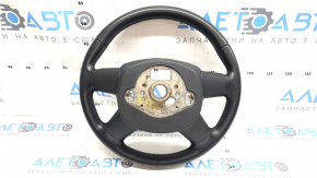 Audi Q5 8R 13-17 black leather steering wheel without buttons