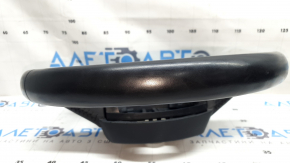 Audi Q5 8R 13-17 black leather steering wheel without buttons