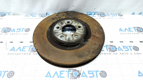 Front left brake disc for Porsche Macan 15-18 350/33mm, rusty
