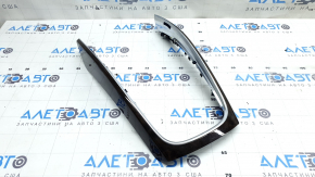 Audi Q5 8R 09-17 center console trim, walnut root wood, scratches