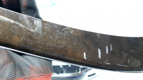 Audi Q5 8R 09-17 center console trim, walnut root wood, scratches