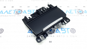 Center console pocket with cigarette lighter for Audi Q5 8R 09-17 black