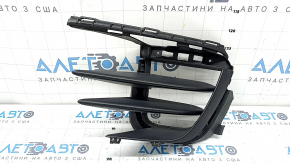 Left front bumper grille for Porsche Macan 15-18, complete, structure, broken fasteners, sand