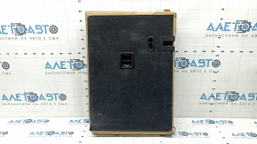 Right rear seat backrest for Porsche Macan 15-18, beige leather, heated, perforated, scratches, dents, needs cleaning
