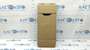 Rear seat backrest center Porsche Macan 15-18 beige leather, needs cleaning, dents, scratches