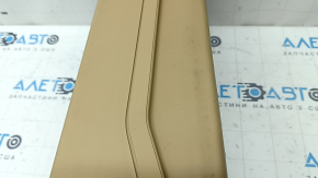 Rear seat backrest center Porsche Macan 15-18 beige leather, needs cleaning, dents, scratches