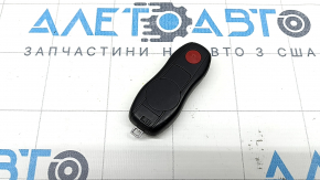 Porsche Macan 15-22 key, 4 buttons, scratches, peeling chrome, crack, chip