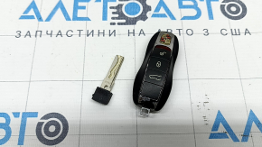 Porsche Macan 15-22 key, 4 buttons, scratches, peeling chrome, crack, chip