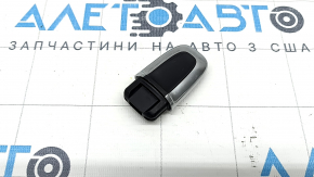 Porsche Macan 15-18 ignition key, black with chrome, scratches