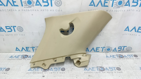 Left rear pillar trim for Toyota Highlander 14-19, beige, scratches