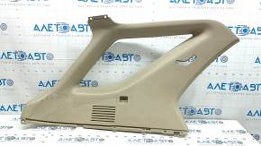 Left rear pillar trim for Lexus RX300 98-00, beige, needs cleaning, worn