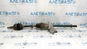 Nissan Rogue 14-20 fwd front right axle shaft with bracket, torn boot