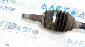 Nissan Rogue 14-20 fwd front right axle shaft with bracket, torn boot