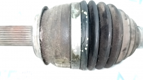 Nissan Rogue 14-20 fwd front right axle shaft with bracket, torn boot