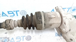 Nissan Rogue 14-20 fwd front right axle shaft with bracket, torn boot