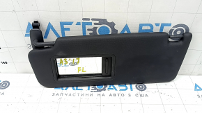 Left sun visor for Audi A3 8V 17-20 4d, black, without hook, for cleaning