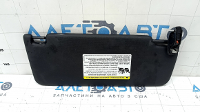 Left sun visor for Audi A3 8V 17-20 4d, black, without hook, for cleaning