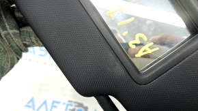 Left sun visor for Audi A3 8V 17-20 4d, black, without hook, for cleaning