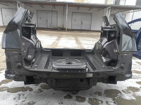 Rear panel for Audi Q5 8R 09-17, 3-piece set, on the body, graphite