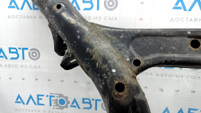 Rear subframe of Porsche Macan 15-26 is rusty, gearbox silents are torn